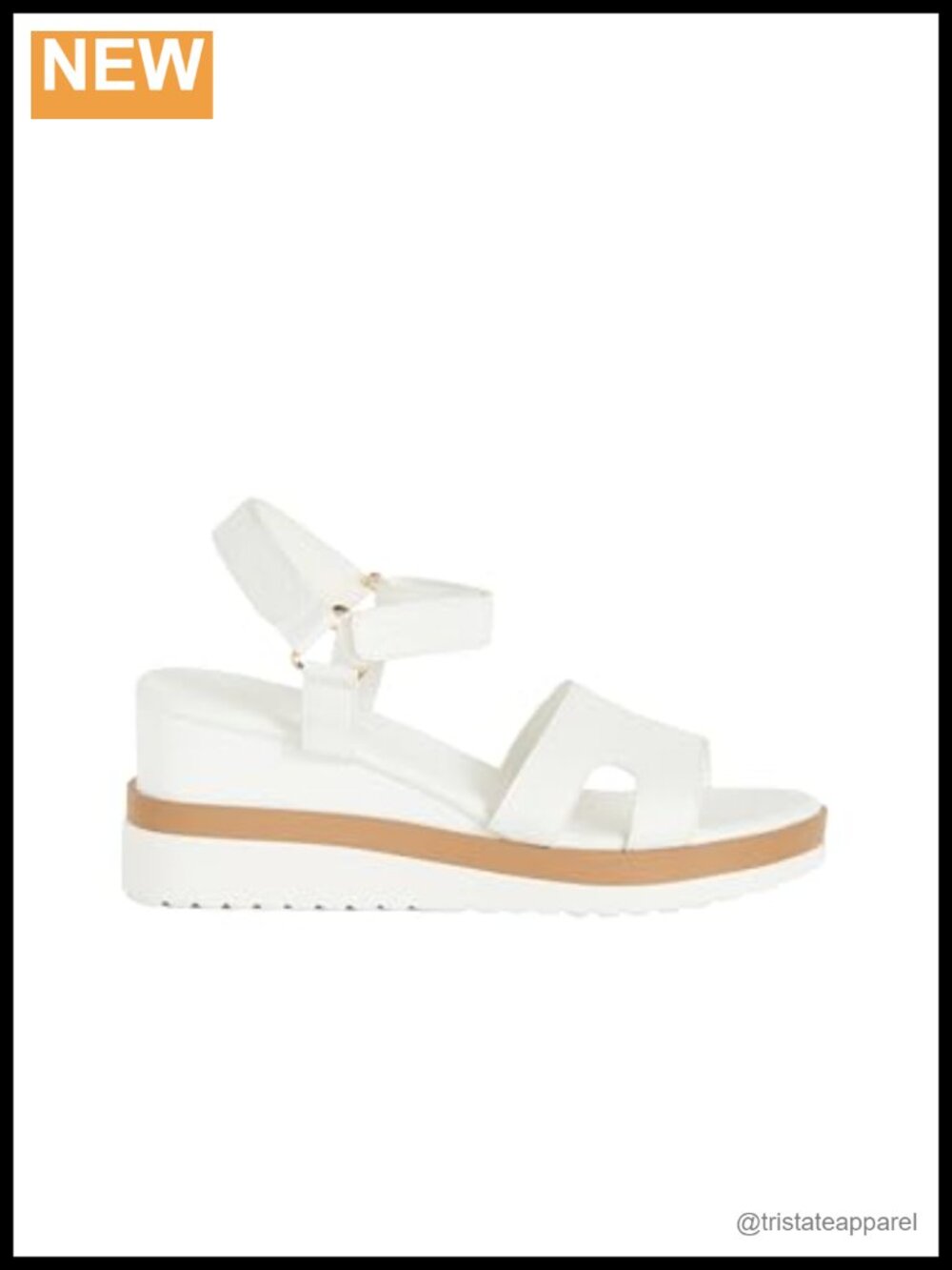 City Chic Women's Wide Fit Chunky Platform Sandals Buckle Ankle Strap
